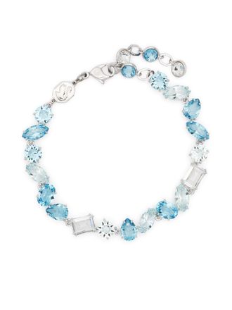 Swarovski Armband met gemixte kristallen - Blauw