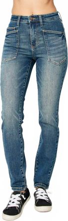 Judy Blue High Waist Classic Relaxed Jeans In Blue