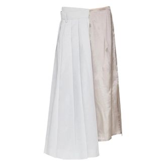 Maison Margiela Pleated Midi Skirt