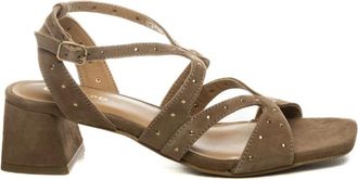 Gioseppo Schoenen, Dames, Bruin, 37 EU, Watate Hoge Hak Sandaal