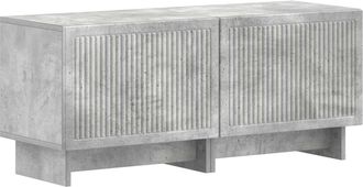 vidaXL Mueble De Tv Gris Hormig&oacute;n Madera De Ingenier&iacute;a Vidaxl