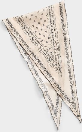 Fraas Womens Scalloped bandana
