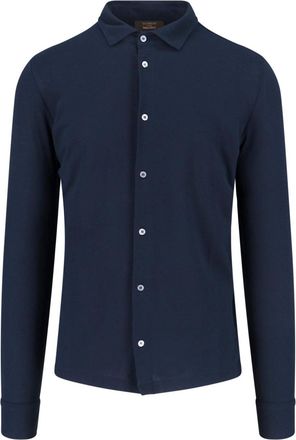 Zanone Cotton Shirt - Blue