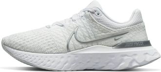 Nike (WMNS) Nike React Infinity Run Flyknit 3 White Metallic Silver DD3024-101