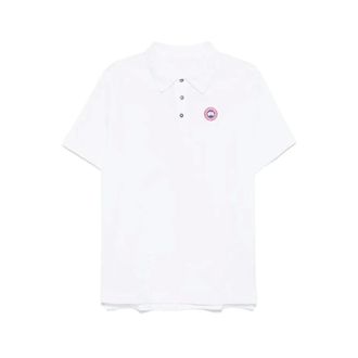 Canada Goose Polo Beckley - - Tops - Uomo - Bianco - S