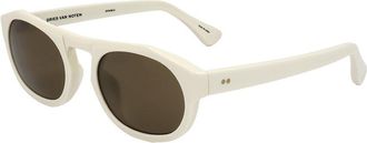 Dries Van Noten Dries Van Noten By Linda Farrow Unisex Dvn38 50Mm Sunglasses