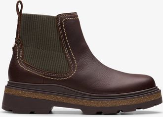 Clarks Hencroft Step Waterproof Brown Leather