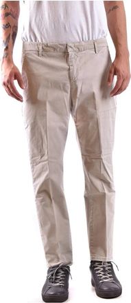 Dondup Rechte broek - Heren - Straight fit broeken - Beige - W34 - Broeken
