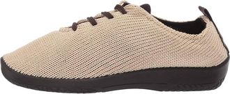 Arcopedico Womens Lace Up Sneaker In Beige