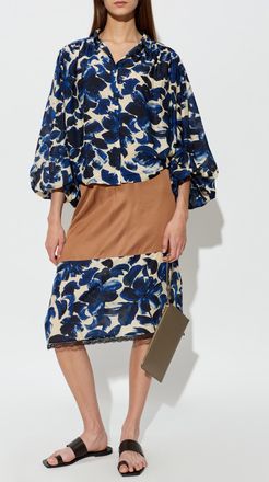 Munthe Ninia Slip Skirt, Womens, Navy Blue