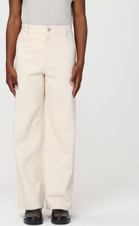 Max Mara Pantaloni a gamba larga S Max Mara in cotone stretch