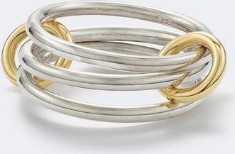 Spinelli Kilcollin Solarium sterling silver and 18kt gold ring