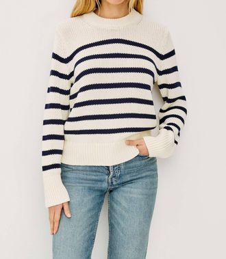 Rails Alise Long Sleeve Sweater In Striped