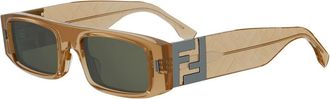 Fendi unisex, Accessoires, Beige, Maat: 52 MM