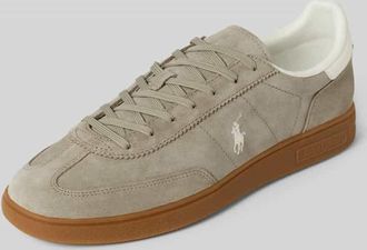 Polo Ralph Lauren Sneaker mit Schnürverschluss in Hellgrau, Größe 47