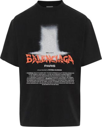 Balenciaga Black Crew Neck T-Shirt