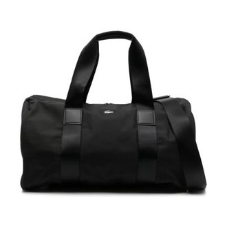 Lacoste Tassen, Heren, Zwart, ONE Size, Nylon, Grote Boston Tas