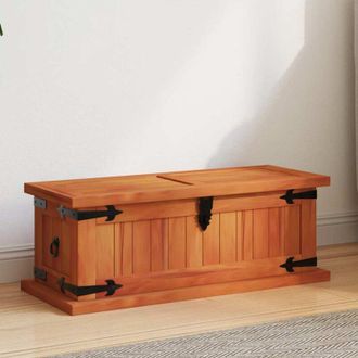 vidaXL Cassapanca 60x25x22 cm in Legno Massello di Acacia - Vidaxl
