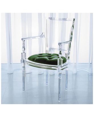 Global Views Marilyn Acrylic Arm Chair