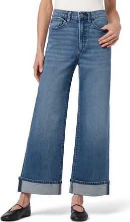Joe's Cuffed Ankle Wide Leg Jeans in Alex at Nordstrom Rack, Size 27
