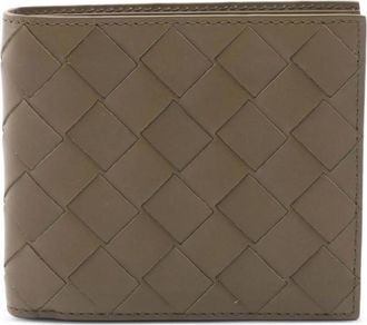 Bottega Veneta 2012-2025 Leather Intrecciato Wallet small wallets - Bruin