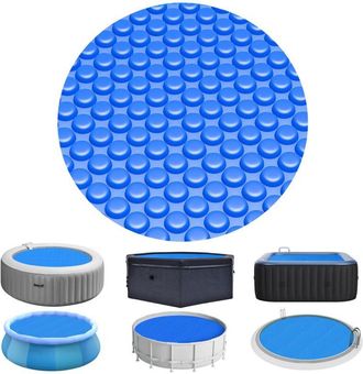 OEM Cubierta De Piscina Redonda De 3 Metros Para Piscinas Elevadas Y Enterradas. Cubierta De Burbujas Para Spa Y Jacuzzi. Manta T&eacute;rmica Flotante Azul De 1