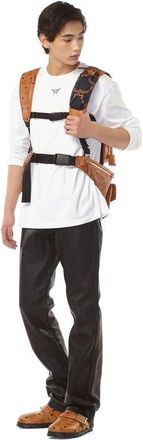 MCM Aren Multi-Backpack in Visetos in Cognac at Nordstrom