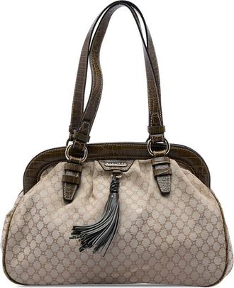Celine Pre-owned Celine Macadam Canvas Tassel Frame Satchel Ladies 4VPVS5UUGM7FJTA3