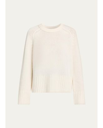 SIMKHAI Curtis Cashmere Crewneck Sweater