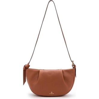 La Portegna Claudia Adjustable Strap Shoulder Crossbody in Brown at Nordstrom