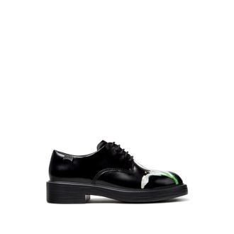 Camper Twins Floral-print Leather Derby Shoes