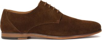 Kazar Bruin su&egrave;de open teen halfschoenen - Heren - Nette schoenen - Bruin - 41 EU - Su&egrave;de - Schoenen