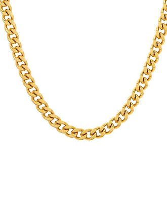 Adornia Adornia Plated Cuban Chain Necklace