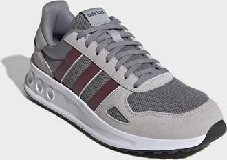 adidas Sneaker ADIDAS SPORTSWEAR RUN 84, Herren, Gr. 40, grau three, shadow rot, grau two, Leder, Synthetik, Textil, Schuhe Sneaker, inspiriert vom Design de