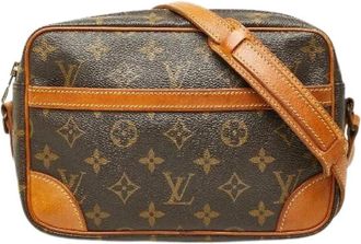 Louis Vuitton Pre-owned Cross Body Bags, female, Brown, Size: ONE SIZE Pre-owned Trocadero 24 Monogram shoulder bag