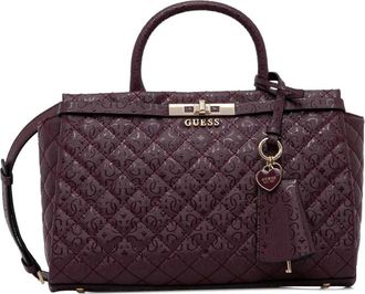 Guess Co Borsa tote Idra 4G trapuntata - Viola