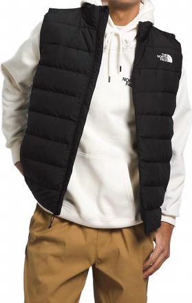 The North Face Mens Aconcagua 3 Vest In Tnf Black