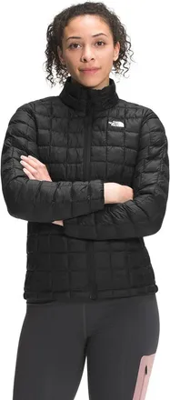The North Face ThermoBall Eco Jacket Womens Black Long Sleeve Full Zip JZZ310