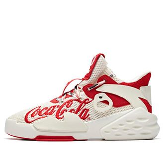 Anta Sock Sneaker x Coca-Cola White Red 11928088-9