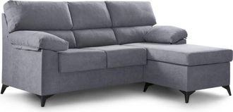 Home Heavenly Chaise Longue reversible 200 cm antimanchas color gris