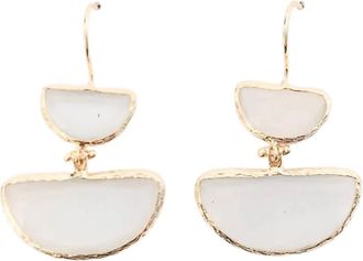 Virtue Womens Regina Earrings In White