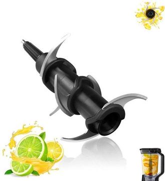 OEM 1 Pieza, Repuestos Para Licuadora Con 6 Cuchillas, Cuchillas De Repuesto Negras Para Licuadora, Compatible Con Licuadoras Ninja