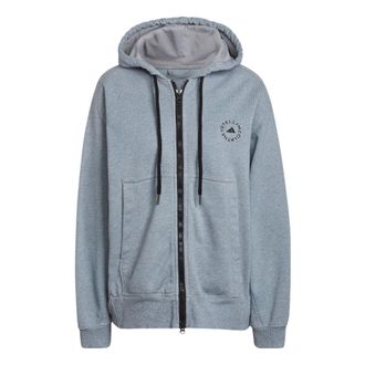 adidas (WMNS) adidas By Stella McCartney Sportswear Fleece Jacket Asia Sizing Grey HB7405