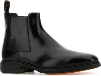 Santoni Mens Boot Black