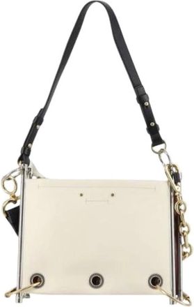 Chlo&eacute; Pre-owned Roy Schoudertas - Dames - Vintage Mini Tas - Beige - ONE Size - Leer - Vintage