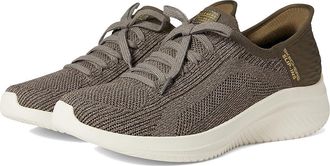 Skechers Martha Stewart - Ultra Flex 3.0 - Day Light Hands Free Slip-Ins Womens Shoes Olive : 5.5 B - Medium, Rubber