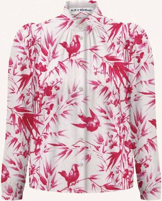 Alix of Bohemia Womens Artemis Rosette Swallow Shirt In Off White
