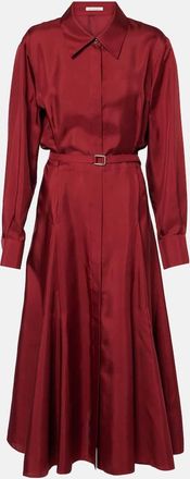 Emilia Wickstead Abito chemisier Riko in twill di seta