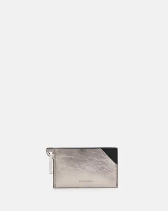 AllSaints Hex Leather Cardholder