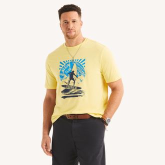 Nautica Mens Big & Tall Windsurfers Graphic T-Shirt